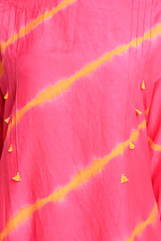 Pink And Rust Stripes Co-Ord