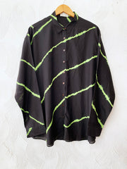 Black And Neon Shirt Co-Ord