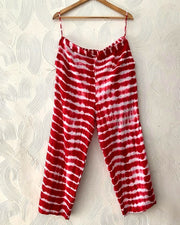 Red Shibori Wrap Co-Ord