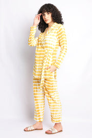 Mustard Shibori Wrap Co-Ord