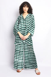 Green Shibori Breezy Co-Ord