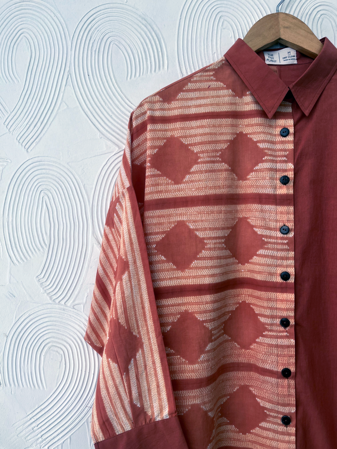 Rust Shibori Shirt