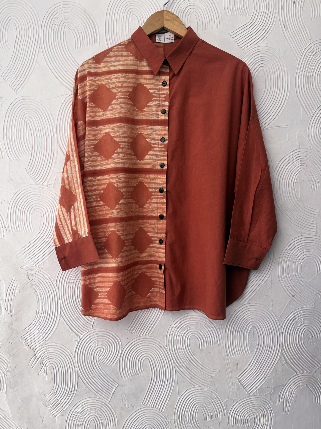 Rust Shibori Shirt