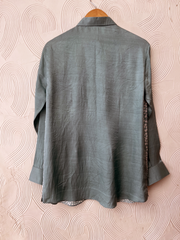 Ocean Blue Floral Shirt