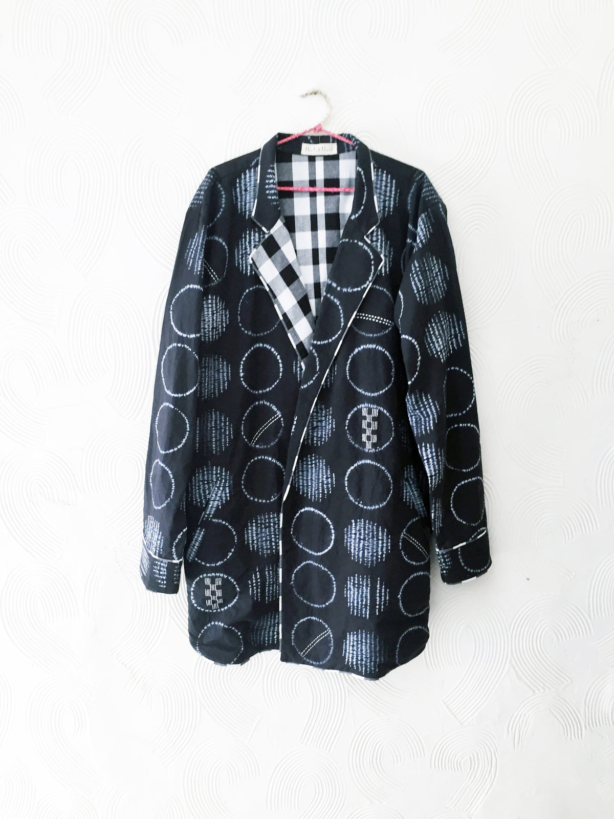 Black Shibori Jacket