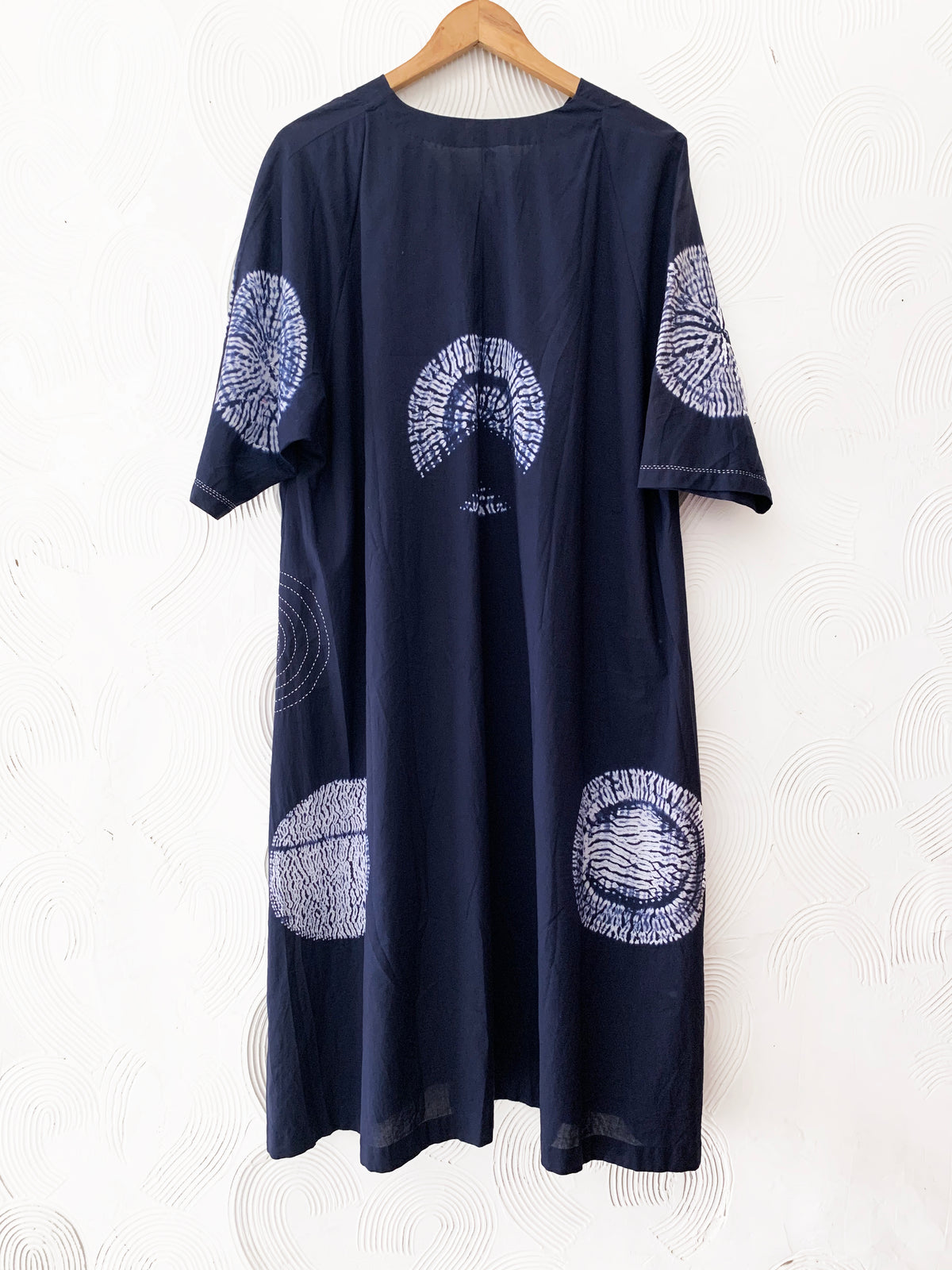 Blue Shibori Kurta Set